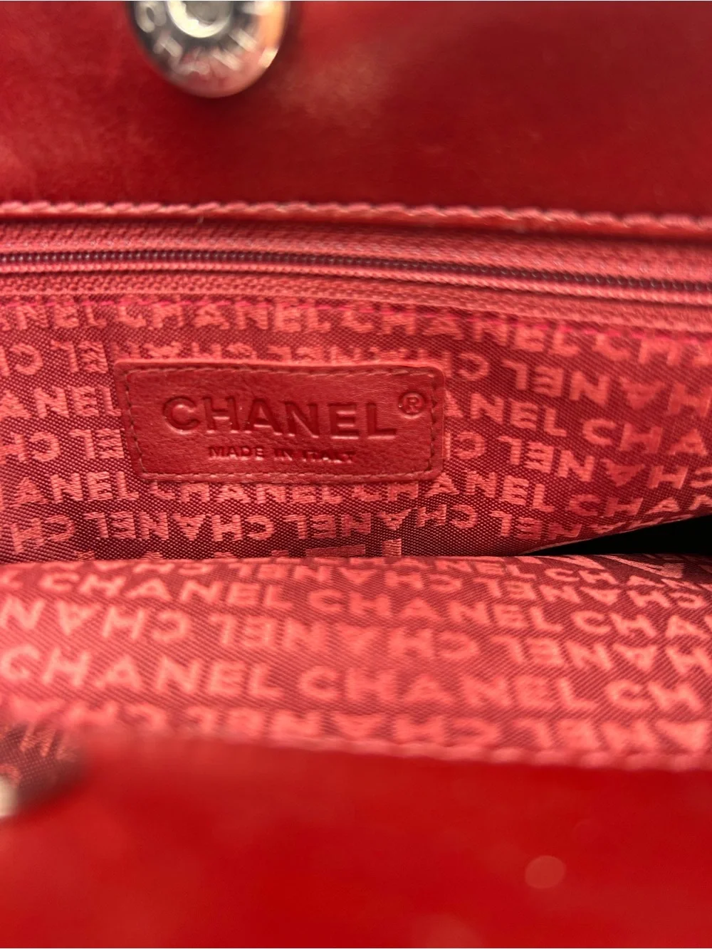 Women Chanel chocolate bar, Mademoiselle reissue square tote bag made in Italy